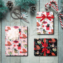 クリスマスおもしろいの箱に入った猫