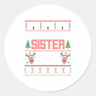 クリスマスおもしろいの贈り物 ラウンドシール