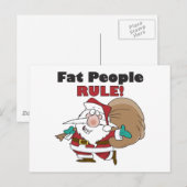 クリスマスおもしろいはがき シーズンポストカード (正面/裏面)