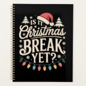クリスマスおもしろいはクリスマス休暇だが先生 プランナー手帳 (正面)
