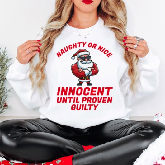 クリスマスおもしろいまいけなたはニース – それを証明しなさい！ Tシャツ