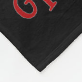 クリスマスおもしろいをAにするクリスマストランプサンタ素晴らしー フリースブランケット (角)