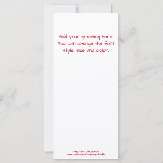 クリスマスおもしろいアルコールのトナカイの名前カード (裏面)