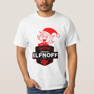 クリスマスおもしろいウォッカ Tシャツ