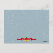 クリスマスおもしろいカード挨拶はがき ポストカード (裏面)