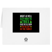 クリスマスおもしろいキッズクリスマスのパジャマの女の子の男の子 (裏面横)