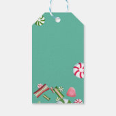 クリスマスおもしろいキャットとストッキング ギフトタグ (裏面)