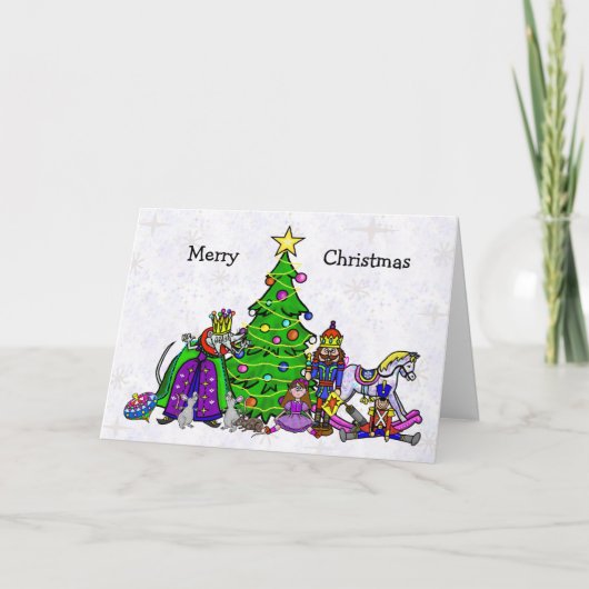 クリスマスおもしろいキャラクター カード (正面)