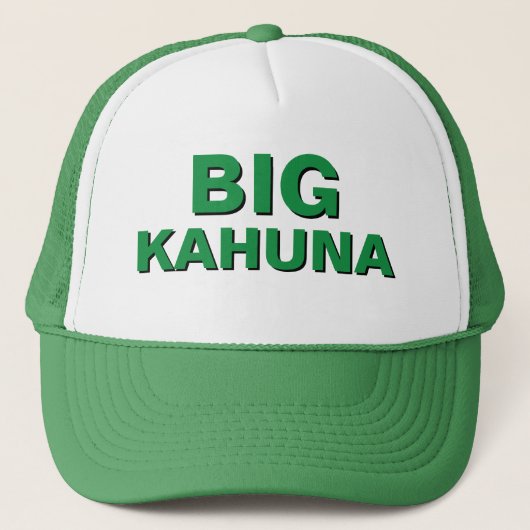クリスマスおもしろいギフトアイディアパパビッグKAHUNA キャップ (正面)