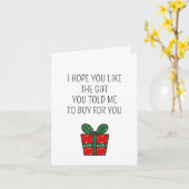 クリスマスおもしろいギフトジョーク誕生日カード カード (黄色い花)