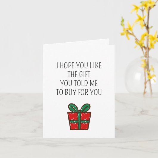 クリスマスおもしろいギフトジョーク誕生日カード カード (黄色い花)