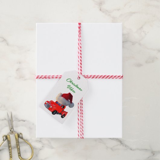 クリスマスおもしろいギフトラベル ギフトタグ (より糸付き)