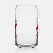 クリスマスおもしろいサンタで最も素晴らしい時間 ガラス缶 (右)