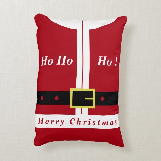 クリスマスおもしろいサンタ枕 アクセントクッション (裏面(縦))