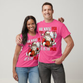 クリスマスおもしろいサンタ遊のBに遊は何か Tシャツ (ユニセックス)