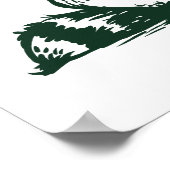 クリスマスおもしろいサンタ飲みラムエグノグポスター ポスター (角)