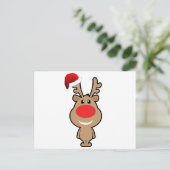 クリスマスおもしろいサンタ シーズンポストカード (スタンド正面)