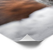 クリスマスおもしろいサンタ・リスとプレゼント ポスター (コーナー)