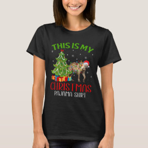 クリスマスおもしろいサンタLightsこれは私のハイエナクリスマス Tシャツ