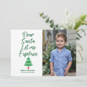 クリスマスおもしろいサ親愛ンタが緑を説明しよう シーズンカード (スタンド正面)