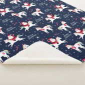 クリスマスおもしろいシェルパ毛布 シェルパブランケット (3/4)