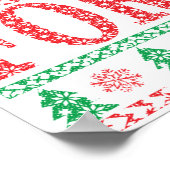 クリスマスおもしろいスイミング引用文醜いセーター ポスター (角)