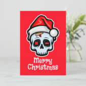 クリスマスおもしろいスカル、メリークリスマス 招待状 (スタンド正面)