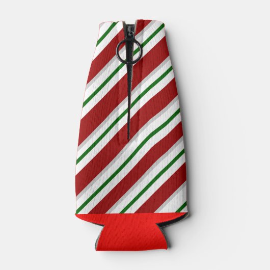 クリスマスおもしろいストッキングのスタッファー追加NAMEビール ボトルクーラー (裏面)