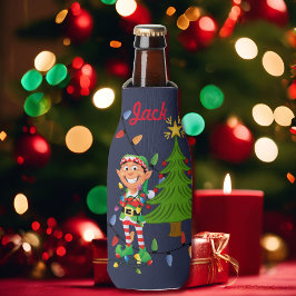 クリスマスおもしろいストッキングSTUFFER YOUR NAME Beer ボトルクーラー