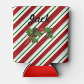 クリスマスおもしろいストッキングSTUFFER YOUR NAME Beer 缶クーラー (正面)