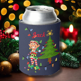 クリスマスおもしろいストッキングSTUFFER YOUR NAME Beer 缶クーラー