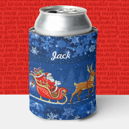 クリスマスおもしろいストッキングSTUFFER YOUR NAME Beer 缶クーラー