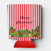 クリスマスおもしろいストッキングSTUFFER YOUR NAME Beer 缶クーラー (裏面)