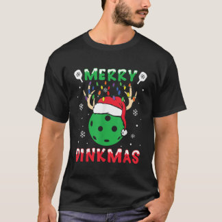 クリスマスおもしろいズトナディアサンタメリーピクレボールクリスチム Tシャツ