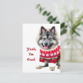 クリスマスおもしろいセーターでケシャーン シーズンカード (スタンド正面)