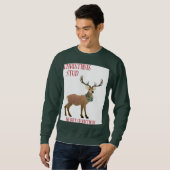 クリスマスおもしろいセーター – 醜いクリスマスセーター スウェットシャツ (正面フル)