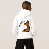 クリスマスおもしろいテディベア睡眠モード (裏面フル)