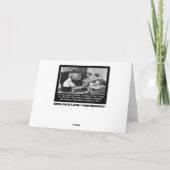 クリスマスおもしろいテレビ シーズンカード (裏面)