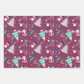 クリスマスおもしろいディツィーサンタ ラッピングペーパーシート (正面3)