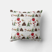 クリスマスおもしろいデザイン クッション (裏面)