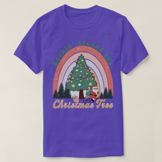 クリスマスおもしろいデザイン Tシャツ (デザイン正面)