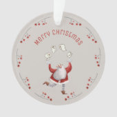 クリスマスおもしろいトイレ紙サンタ祖父母 オーナメント