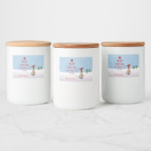 クリスマスおもしろいトナカイの新年の木2026 フードラベル (ボトル)