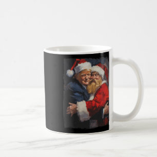 クリスマスおもしろいトランプサンタクロースレトロヴィンテージXm コーヒーマグカップ