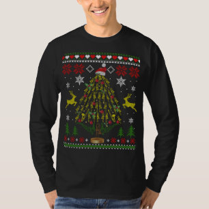クリスマスおもしろいトロンボーン選手ギフトクリスマスツリーug tシャツ