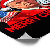 クリスマスおもしろいドナルドトランプメリークリスマスおもしろい第4回 ポスター (角)