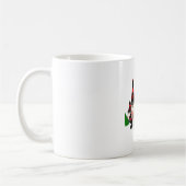 クリスマスおもしろいドワーフ コーヒーマグカップ (左)