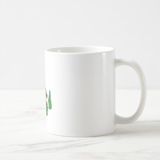 クリスマスおもしろいドワーフ コーヒーマグカップ (右)
