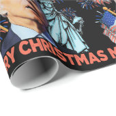 クリスマスおもしろいバイデン氏ジョーバイデン氏混乱クリスマス ラッピングペーパー (ロールコーナー)