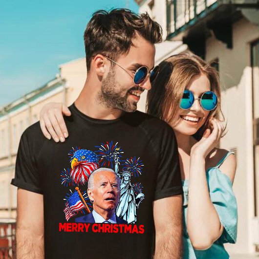 クリスマスおもしろいバイデン氏ジョーバイデン氏混乱クリスマス Tシャツ